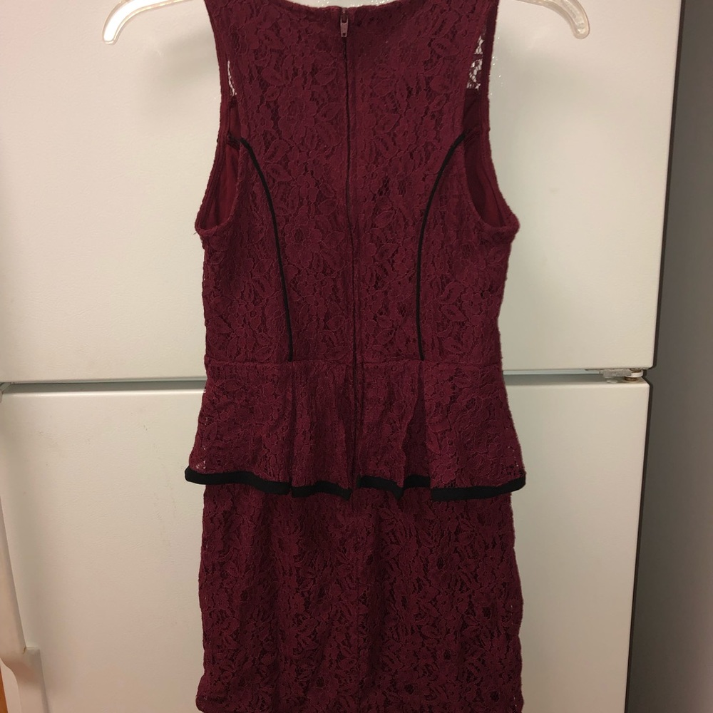 Burgundy Dress